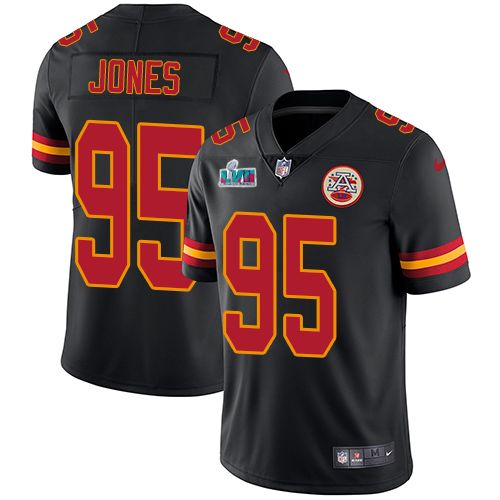Nike Kansas City Chiefs No95 Chris Jones Camo Women's Stitched NFL Limited Rush Realtree Jersey